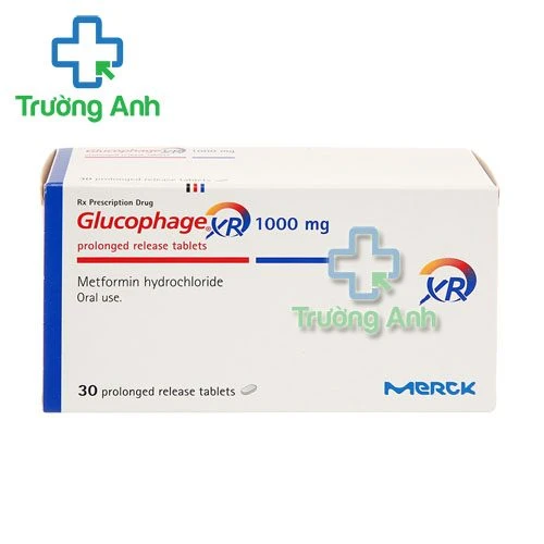 Thuốc Glucophage Xr 1000Mg -  Hộp 3 vỉ x 10 viên