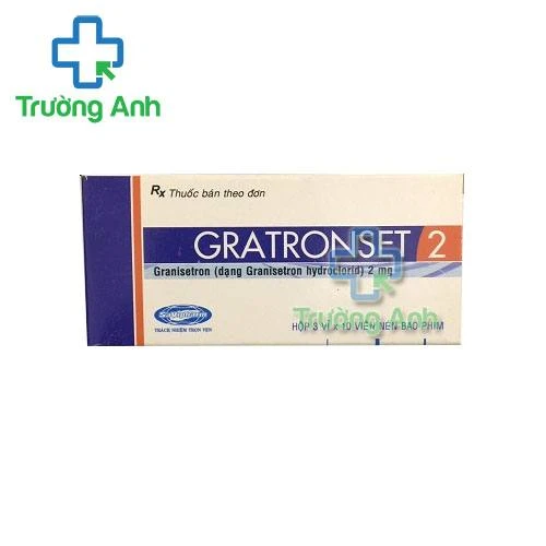 Thuốc Gratronset 2 - Hộp 3 vỉ x 10 viên