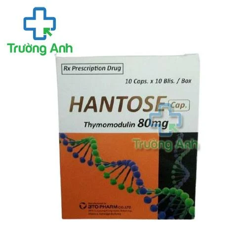Thuốc Hantose Cap 80Mg - Hộp 10 vỉ x 10 viên nang cứng.