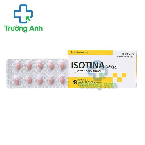 Thuốc Isotina 10Mg -  Hộp 3 vỉ x 10 viên