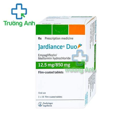 Thuốc Jardiance Duo 12.5Mg/850Mg -  Hộp 3 vỉ x 10 viên