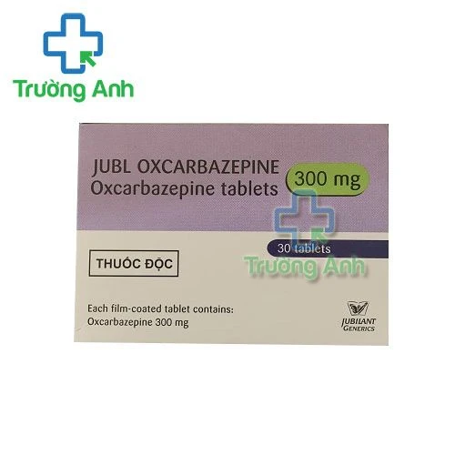 Thuốc Jubl Oxcarbazepine 300Mg - Hộp 3 vỉ x 10 viên