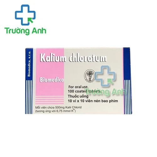 Thuốc Kalium Chloratum -  Hộp 10 vỉ x 10 viên