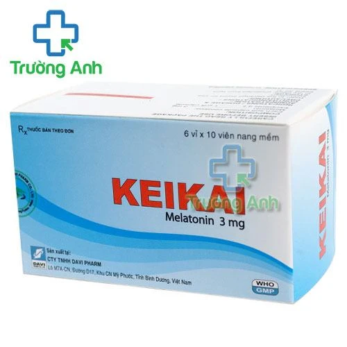 Thuốc Keikai 3Mg - Hộp 6 vỉ x 10 viên nang mềm