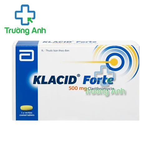 Thuốc Klacid Forte -   Hộp 1 vỉ x 14 viên