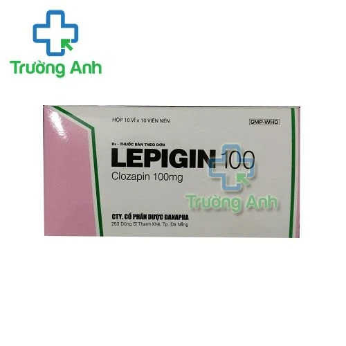 Thuốc Lepigin 100Mg - Hộp 10 vỉ x 10 viên nén