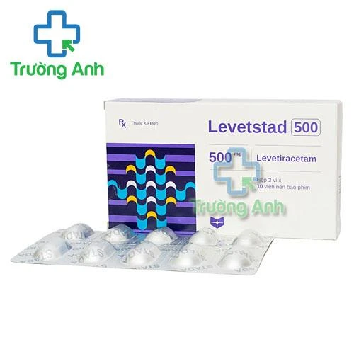 Thuốc Levetstad 500 Mg - Hộp 3 vỉ x 10 viên