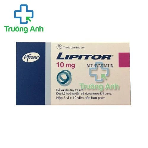 Thuốc Lipitor 10Mg - Hộp 3 vỉ x 10 viên