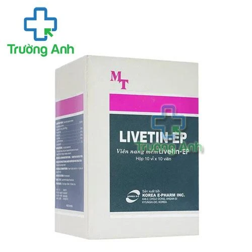 Thuốc Livetin Ep -  Hộp 10 vỉ x 10 viên