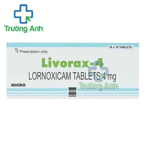 Thuốc Livorax-4 Mg - Hộp 10 vỉ x 10 viên