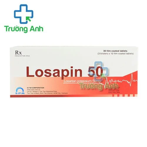 Thuốc Losapin 50 Mg - Hộp 3 vỉ x 10 viên