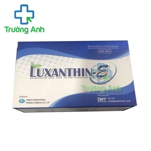 Thuốc Luxanthin E - Hộp 3 vỉ x 10 viên nang mềm.