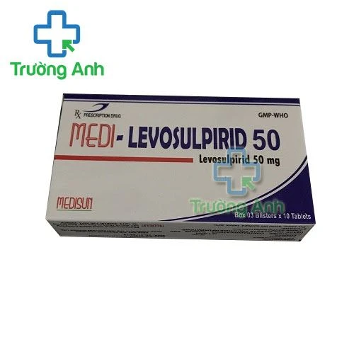 Thuốc Medi-Levosulpirid 50 Mg - Hộp 3 vỉ x 10 viên nén
