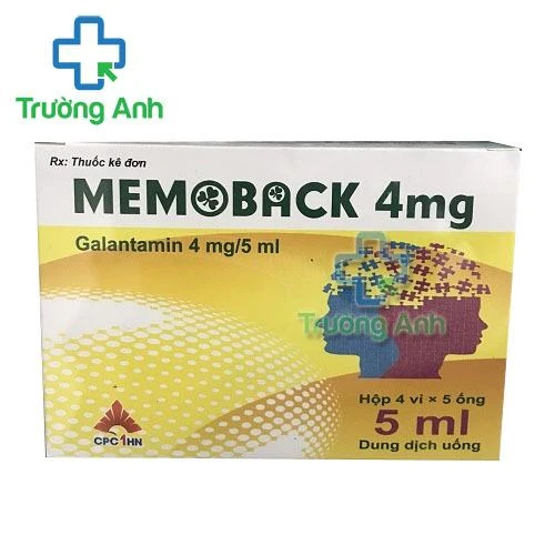 Thuốc Memoback 4Mg/5Ml - Hộp 4 vỉ x 5 ống