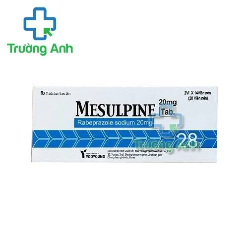 Thuốc Mesulpine 20Mg Tablets - Hộp 2 vỉ x 14 viên