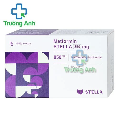 Thuốc Metformin Stella 850Mg - Hộp 4 vỉ x 14 viên