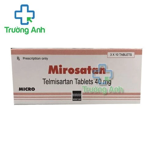 Thuốc Mirosartan 40Mg - Hộp 3 vỉ x 10 viên