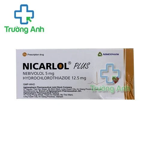 Thuốc Nicarlol Plus - HỘp 3 vỉ x 10 viên