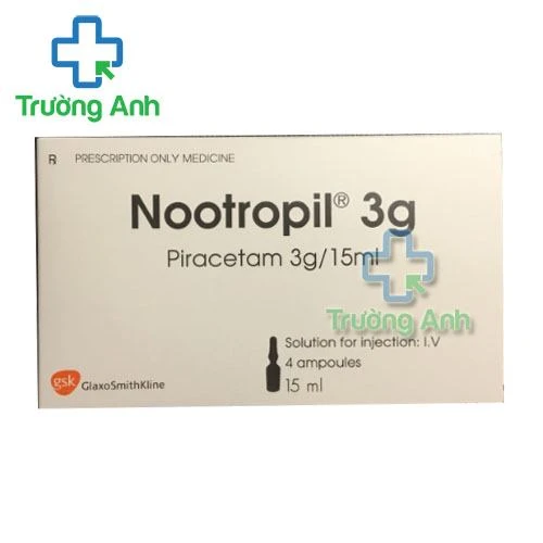 Thuốc Nootropil 3G/15Ml -   Hộp 4 ống x 15ml   Nhà sản xuất:  Aesica Pharmaceuticals S.r.l &#821 - Aesica Pharmaceuticals 