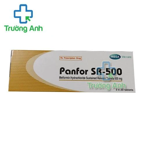 Thuốc Panfor Sr-500 Mg -  Hộp 5 vỉ x 20 viên