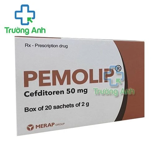Thuốc Pemolip 50Mg - Hộp 20 gói x 2 gam