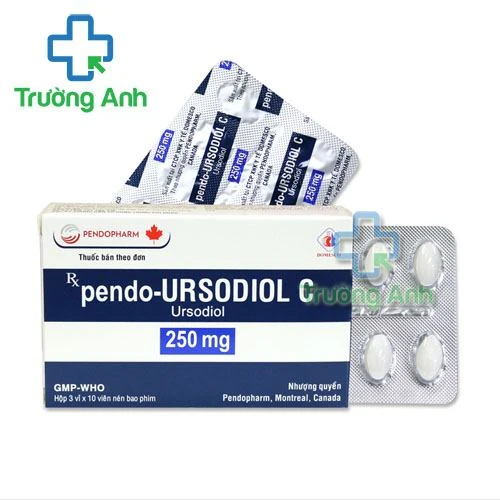 Thuốc Pendo-Ursodiol C 250Mg - Hộp 3 vỉ x 10 viên nén bao phim