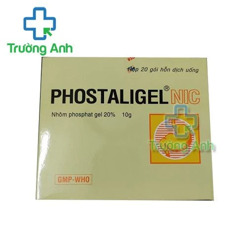 Thuốc Phostaligel Nic - Hộp 20 gói hỗn dịch uống