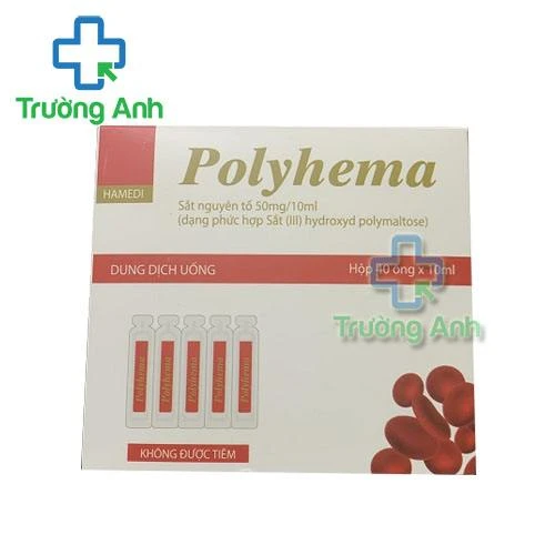 Thuốc Polyhema 50Mg/10Ml - Hộp 20 ống
