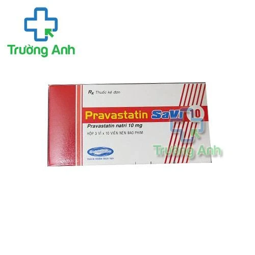 Thuốc Pravastatin Savi 10Mg - Hộp 3 vỉ x 10 viên