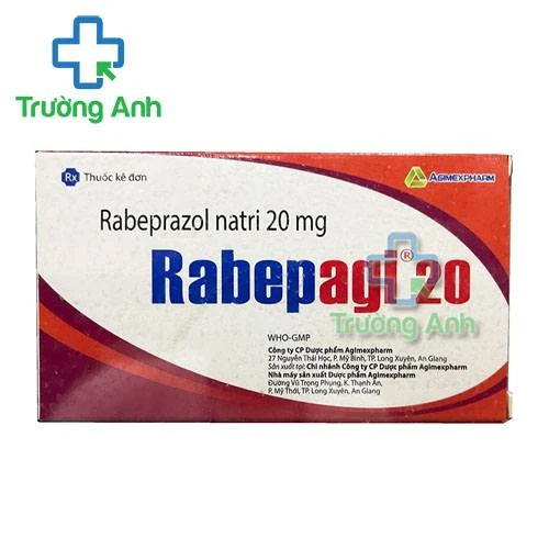 Thuốc Rabepagi 20 Mg - Hộp 3 vỉ x 10 viên.