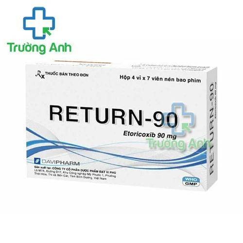Thuốc Return 90Mg -  Hộp 4 vỉ x 7 viên