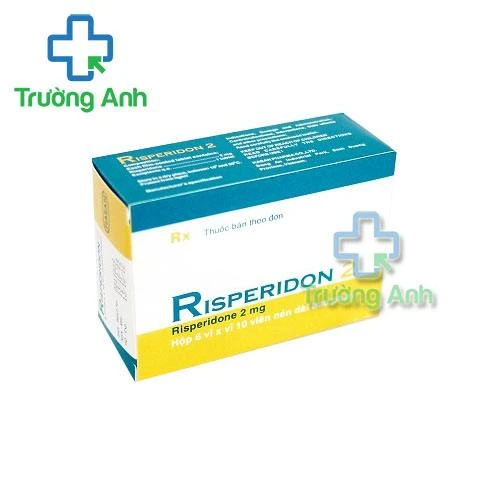 Thuốc Risperidon 2Mg -   Hộp 6 vỉ x 10 viên