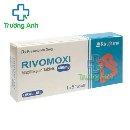 Thuốc Rivomoxi 400Mg -  Hộp 1 vỉ x 5 viên
