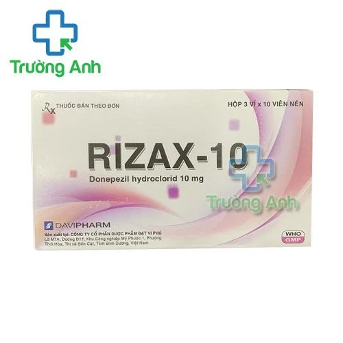 Thuốc Rizax-10 Mg - Hộp 3 vỉ x 10 viên