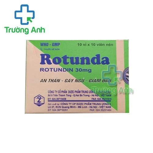 Thuốc Rotunda 30Mg - Hộp 10 vỉ x 10 viên nén