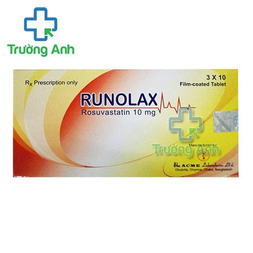 Thuốc Runolax 10Mg - Hộp 3 vỉ x 10 viên.