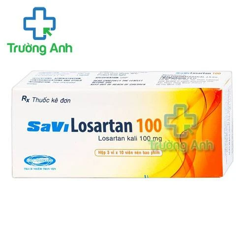 Thuốc Savi Losartan 100Mg - Hộp 3 vỉ x 10 viên