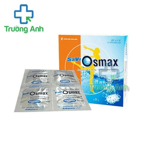 Thuốc Savi Osmax - Hộp 1 vỉ x 4 viên sủi