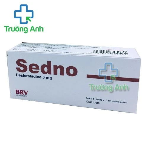 Thuốc Sedno 5Mg - Hộp 5 vỉ x 10 viên