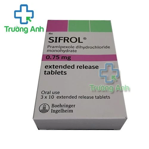 Thuốc Sifrol 0.75Mg - Hộp 3 vỉ x 10 viên