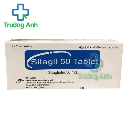 Thuốc Sitagil 50Mg Tablet - Hộp 3 vỉ x 10 viên