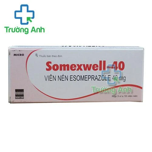 Thuốc Somexwell 40Mg -  Hộp 3 vỉ x 10 viên