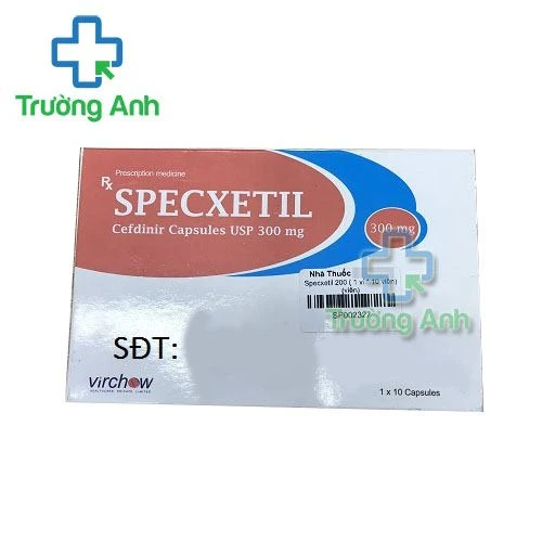 Thuốc Specxetil 300Mg - Hộp 1 vỉ x 10 viên