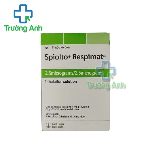 Thuốc Spiolto Respimat - Hộp 1 ống thuốc 4ml tương đương 60 nhát xịt + 01 bình xịt