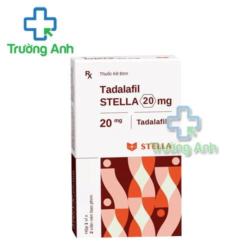 Thuốc Tadalafil Stella 20Mg - Hộp 1 vỉ x 2 viên nén bao phim