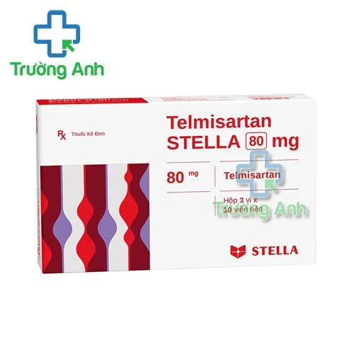 Thuốc Telmisartan Stella 80Mg - Hộp 3 vỉ x 10 viên