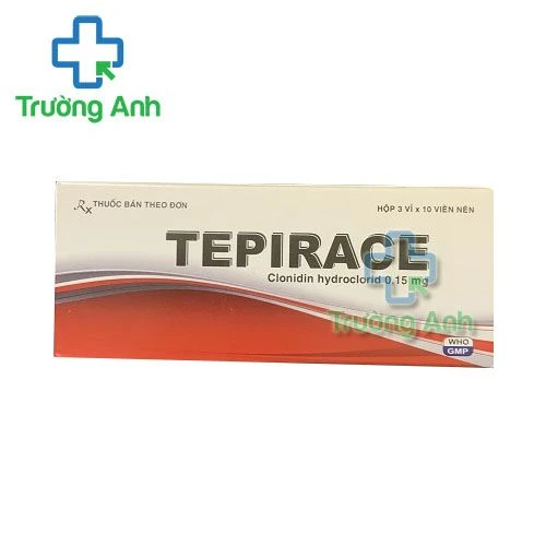 Thuốc Tepirace 0.15Mg - Hộp 3 vỉ x 10 viên