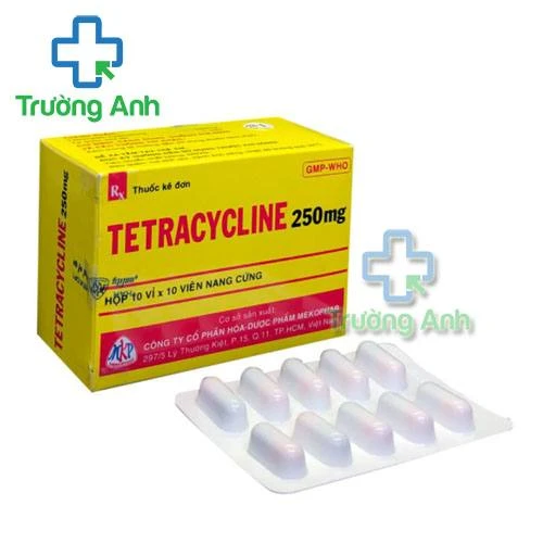 Thuốc Tetracycline 250Mg (Mekophar) - Công ty cổ phần hóa - Dược phẩm Mekophar