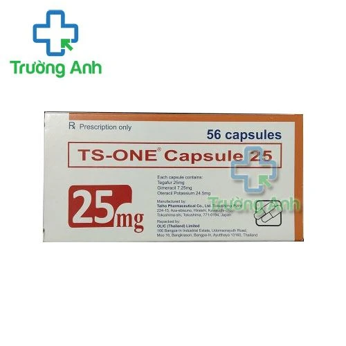 Thuốc Ts-One Capsule 25 Mg - Hộp 4 vỉ x 14 viên