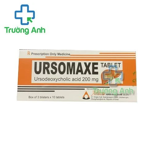 Thuốc Ursomaxe Tablet 200Mg - Hộp 3 vỉ x 10 viên